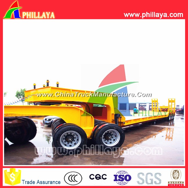 Low Loader Heavy Truck Low Bed Gooseneck Connection Dolly Trailer