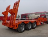 60tons Hydraulic Low Bed Trailer Gooseneck Low Bed Truck Trailer for Sale