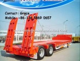 China Factory Direct Sale 30ton, 50 Ton, 60ton, 80ton, 100ton Low Loader Lowboy Low Bed Semi Truck T