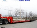 60-120tons Low Bed Trailer/Lowboy Truck Semi Trailer