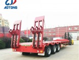 70 Tons 2 Lines 3/4 Axles Low Bed/Lowboy Truck Trailer