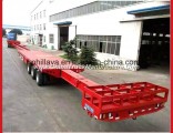 45m 3axles Steering Windmill Blades Transport Semi Truck Extendable Low Bed Trailer