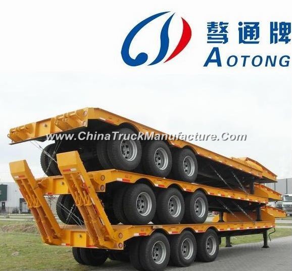 60 Ton Lowbed Trailer, Price Low Bed Trailers, Tractor Truck Trailer, Customised Low Flatbed Trailer