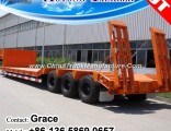 Lowboy Trailer 100 Ton, Low Bed Truck Trailer, Low Bed Trailer Dimensions, Low Loader, Factory Suppl