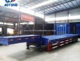 75tons 2 Lines 4 Axles Low Bed/Lowboy Truck Trailer