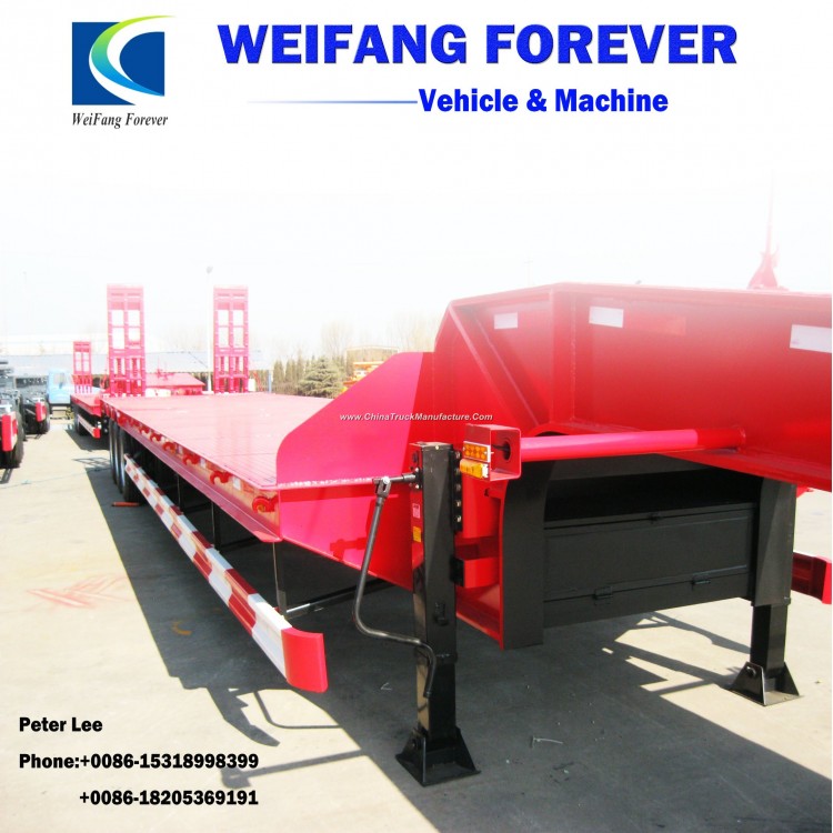 Low Bed Trailer Lowbed Semi Trailers and Truck Trailers
