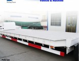 3axles Low Bed Flatbed Utility Cargo Semi Truck Trailer