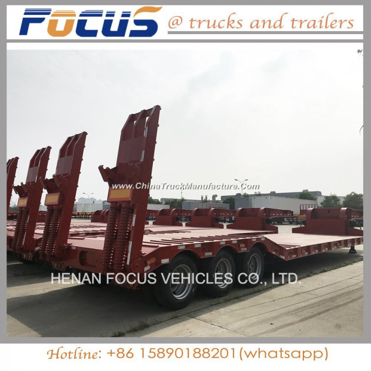 Low-Bed (Lowboy) Trailer Factory/Manufacturer/Exporter/Supplier in China