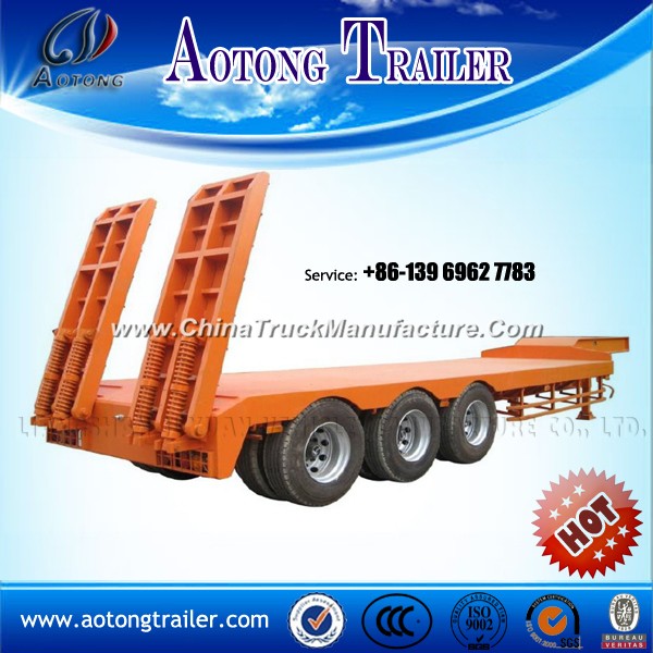 60 Tons 4 Axle Lowboy Semi Trailer for Sale (LAT9404TDP)