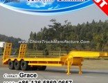Manufacturer Sale 30 Ton 50 Ton 100 Ton Lowboy Trailer, Price Low Bed Trailers, Low Flatbed Trailer,