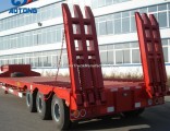 75tons 2 Lines 4 Axles Low Bed/Lowboy Truck Trailer China