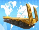 Heavy Duty Transportation Low Bed Trailer with 3 Axles