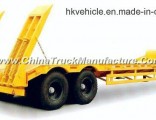 2 Axles Low-Bed Semi-Trailer From Jinan Factory