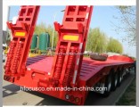 3 Axles Heavy Equipment Transport Low Bed Trailer