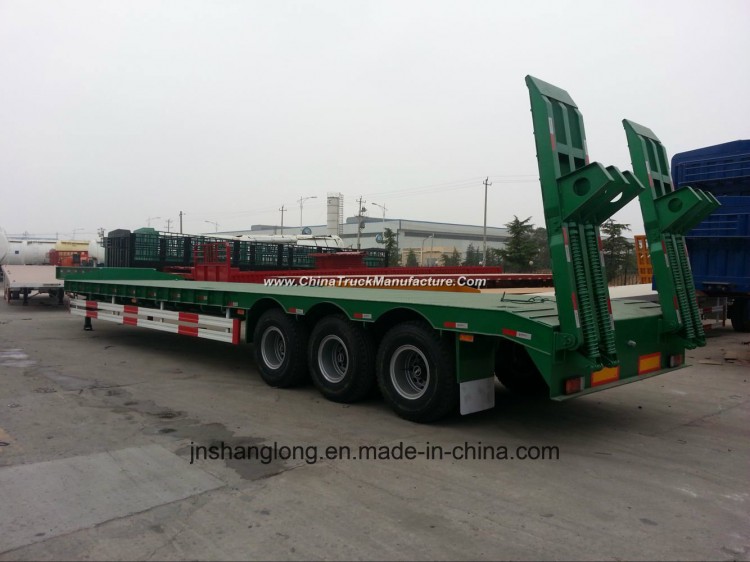 60tons Low Bed Semi Trailer