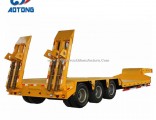 China Aotong 3 Axle Gooseneck Low Bed Trailers for Sale