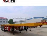 China Manufacture Attractive Price 2/3/4/5 Axles 50/60/80/100 Ton Flat Bed Semi Trailer