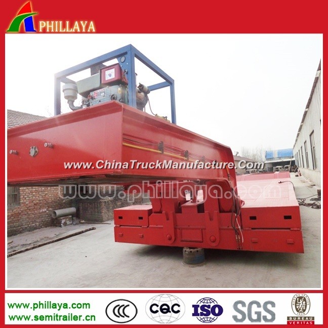 Separable Detachable Removable Gooseneck Front Loading Mover Low Bed Semi-Trailer