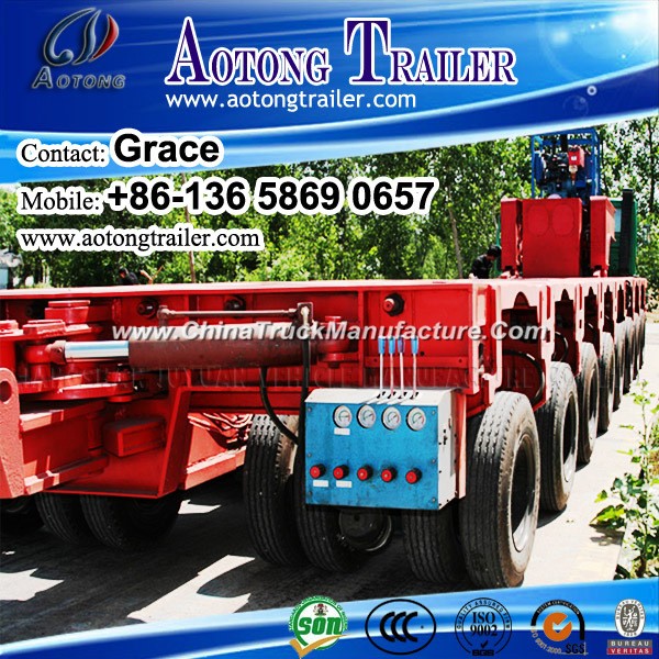 Special Purpose Vehicle Hydraulic Modular Low Bed Semi Trailer