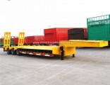 4axle 3 Axle 60 Tons Lowbed Semi Trailer for Sale
