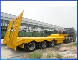 3 Axles 60ton Low Bed Semi Trailer From China