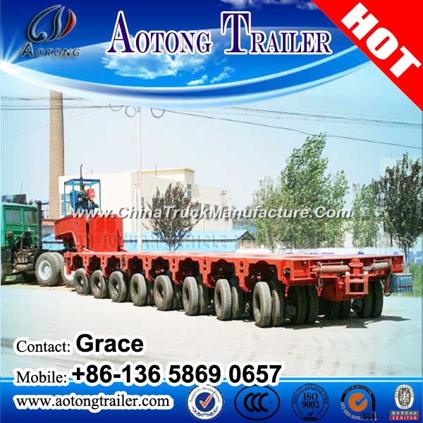 Multi Axles 100 Tons Self-Propelled Modular Transporter Lowbed Trailer (customized)