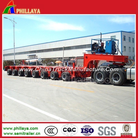 200 Tons Low Bed 8 Lines Modular Hydraulic Trailers