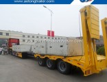 Hydraulic 50 Tons Extendable Low Bed Trailer for Sale