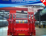 80tons Lowbed Semi Trailer, Low Bed Trailer with Container Locks