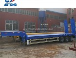 Three Axle Low Bed Truck Semi Trailer Factory Price