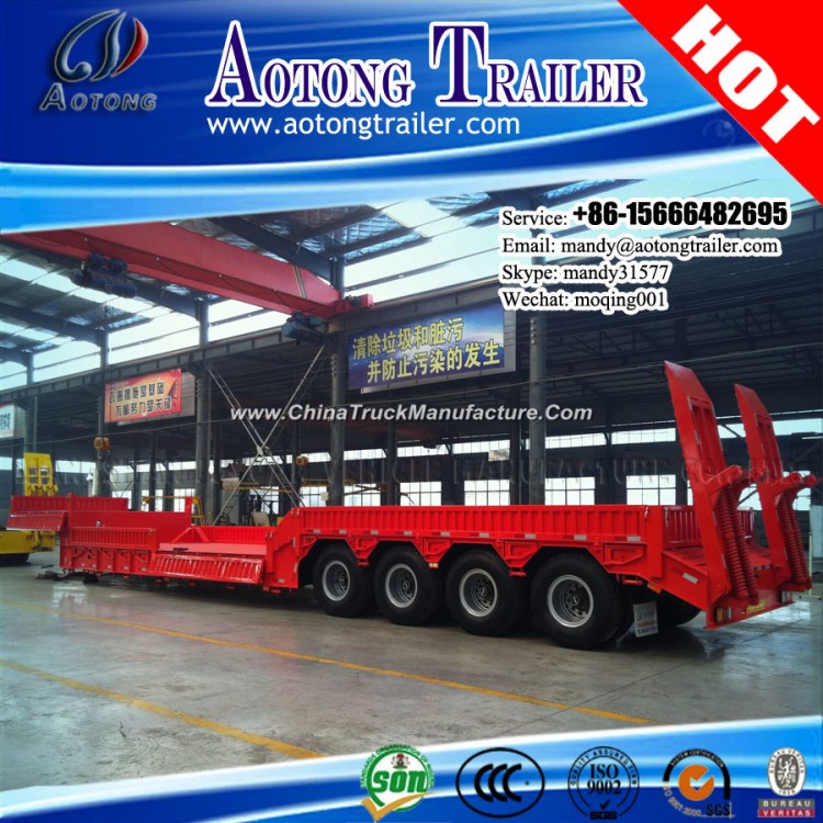 Multi Use 120 Tons Low Bed/Low Loader Semi Trailer
