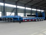 4 Axle 80t Lowbed Semi Trailer for Sales (LHY940)