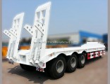 Good Quality Hydraulic Ladder Low Loader Semi Truck Trailer