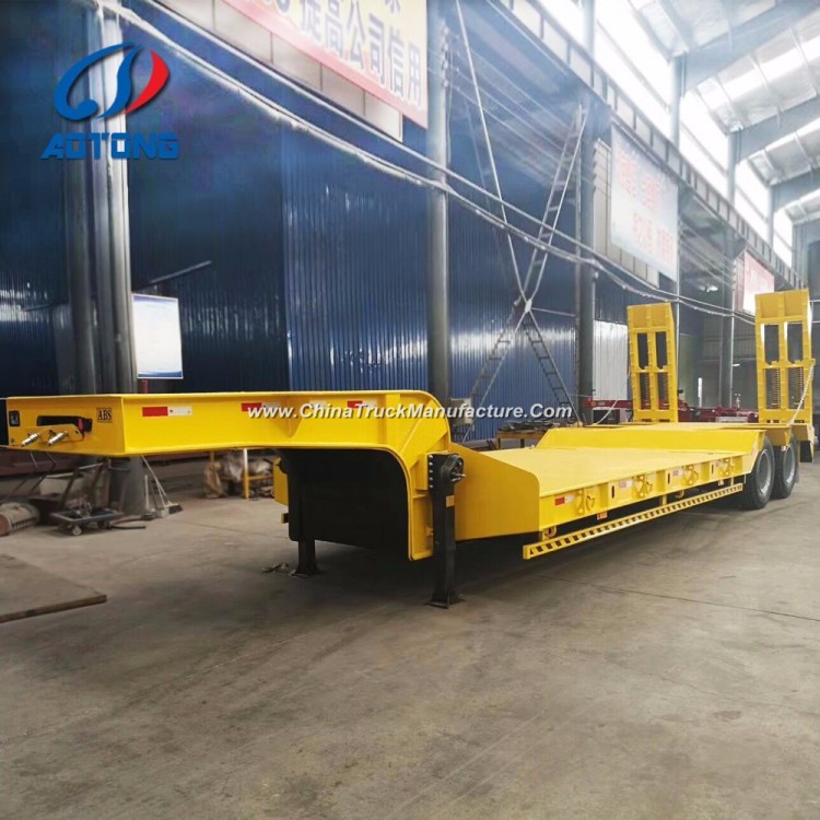 13-20m Extendable Low Bed Flatbed Trailer
