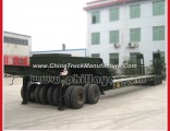 Hydraulic Semi Lowbed /Low Loader Truck Trailer with Dolly Optional
