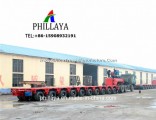 Hydraulic Multi Axles Low Boy 30-500 Tons Lowbed Truck Towing Trailer Modular