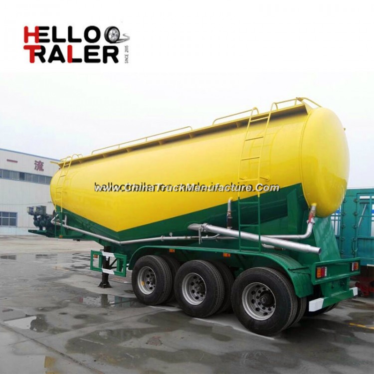 3axle 40m3 Bulk Cargo/Cement Powder Tanker Truck Tractor Semi Trailer
