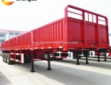 40 Feet Side Wall Cargo Flat Semi Trailer Truck Trailer