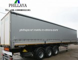 PVC Tarpaulin Enclosed Cargo Transport Truck Semi Curtain Side Trailer