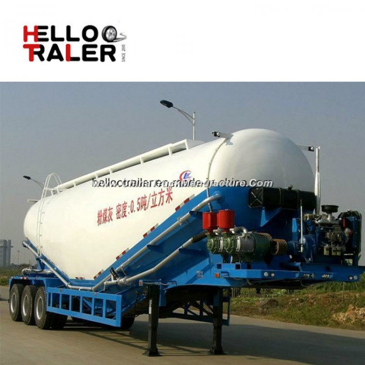 3axle 40m3 Bulk Cement Utility Cargo Truck Tractor Semi Trailer
