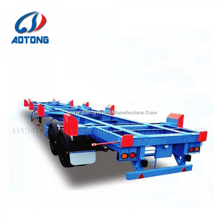 Skeleton Container Chassis Cargo Truck Semi Trailer