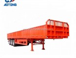 Heavy Load 60tons 3axle Side Wall Flatbed Cargo Semi/Truck Trailers