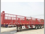 Stake/Cargo/Fence Semi Truck Trailer with Twist Locks for Container Carrying