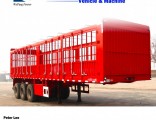 3 Axle Stake/Cargo/Fence Twist Locks Carrying Container Semi Truck Trailer