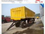 20FT Cargo Sidewall Detachable Truck Towing Full Drawbar Trailer