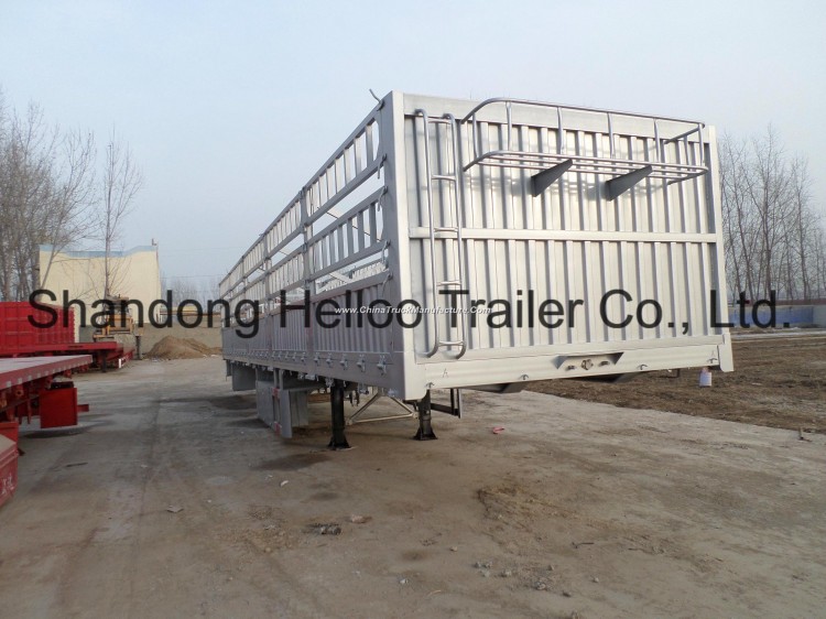 2018 Helloo Trailer New 50 Ton Sidewall Cargo Truck Semi Trailer