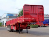 Flywheel/Feilun 60ton 3 Axles Side Wall/Side Drop/Side Board/Bulk Cargo Truck Semi Trailer