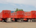 mechanical Suspension 3 Axles Stake/Side Board/Fence/ Truck Semi Trailer for Cargo/Fruit/Livestock/M