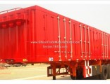 Heavy Duty 2-3 Axles 35-60t Van Type Box Cargo Transport Semi Trailer with Carbon Steel