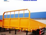3 Axles Side Wall Semi Trailer for 60t Cargo Transport
